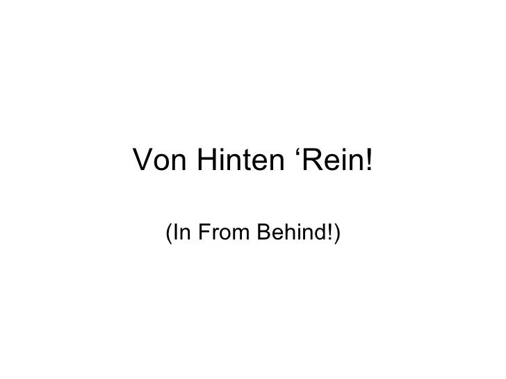 Hinten Rein Wuppertal Hinten Rein Wuppertal