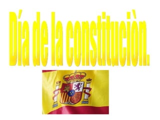 Día de la constituciòn. 