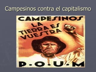 Campesinos contra el capitalismo 