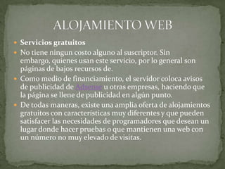 ALOJAMIENTO WEB JORGE GUACHICHILCA
