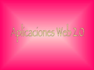 Aplicaciones Web 2.0 