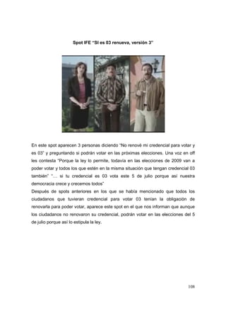 Análisis del Proceso Electoral 2009