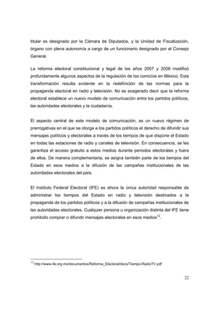 Análisis del Proceso Electoral 2009
