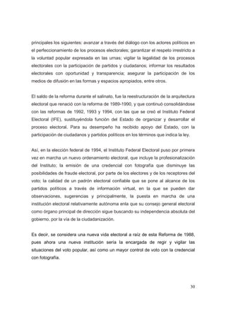 Análisis del Proceso Electoral 2009