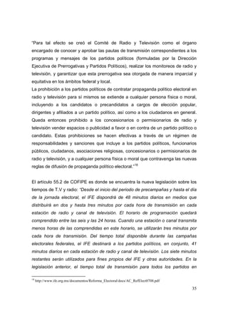 Análisis del Proceso Electoral 2009