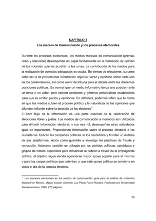 Análisis del Proceso Electoral 2009
