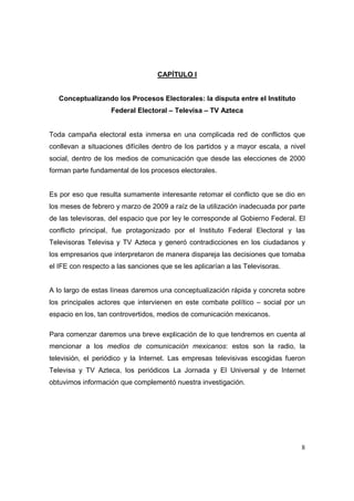 Análisis del Proceso Electoral 2009