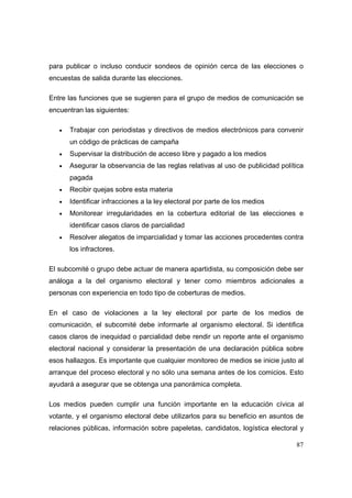 Análisis del Proceso Electoral 2009