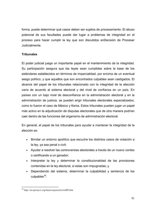Análisis del Proceso Electoral 2009