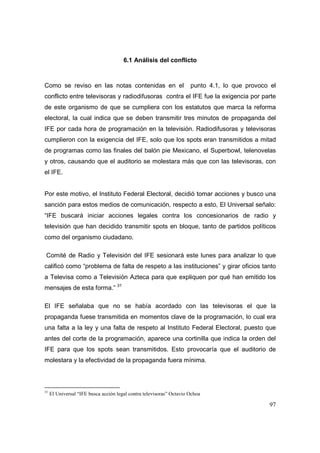 Análisis del Proceso Electoral 2009