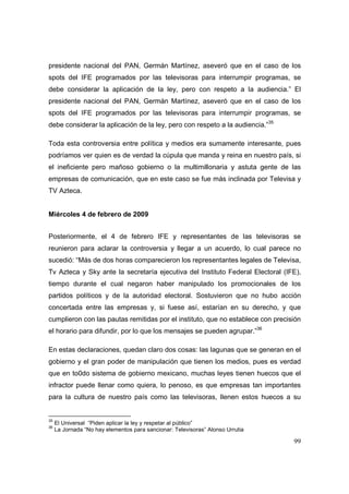 Análisis del Proceso Electoral 2009