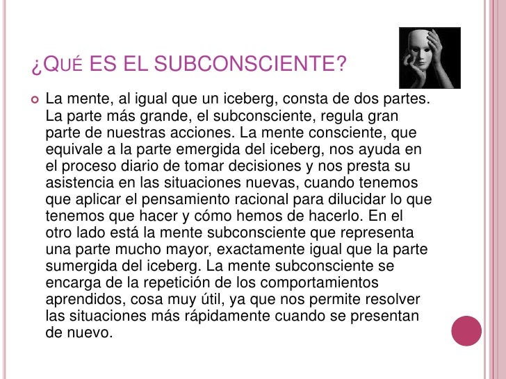Subconsciente: O Que É, Significado – XLWRR