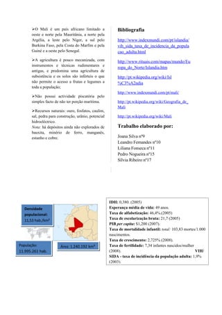 Dois países em extremos opostos