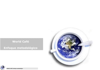 World Café

Enfoque metodológico




 WORLD CAFÉ: Enfoque metodológico
 
