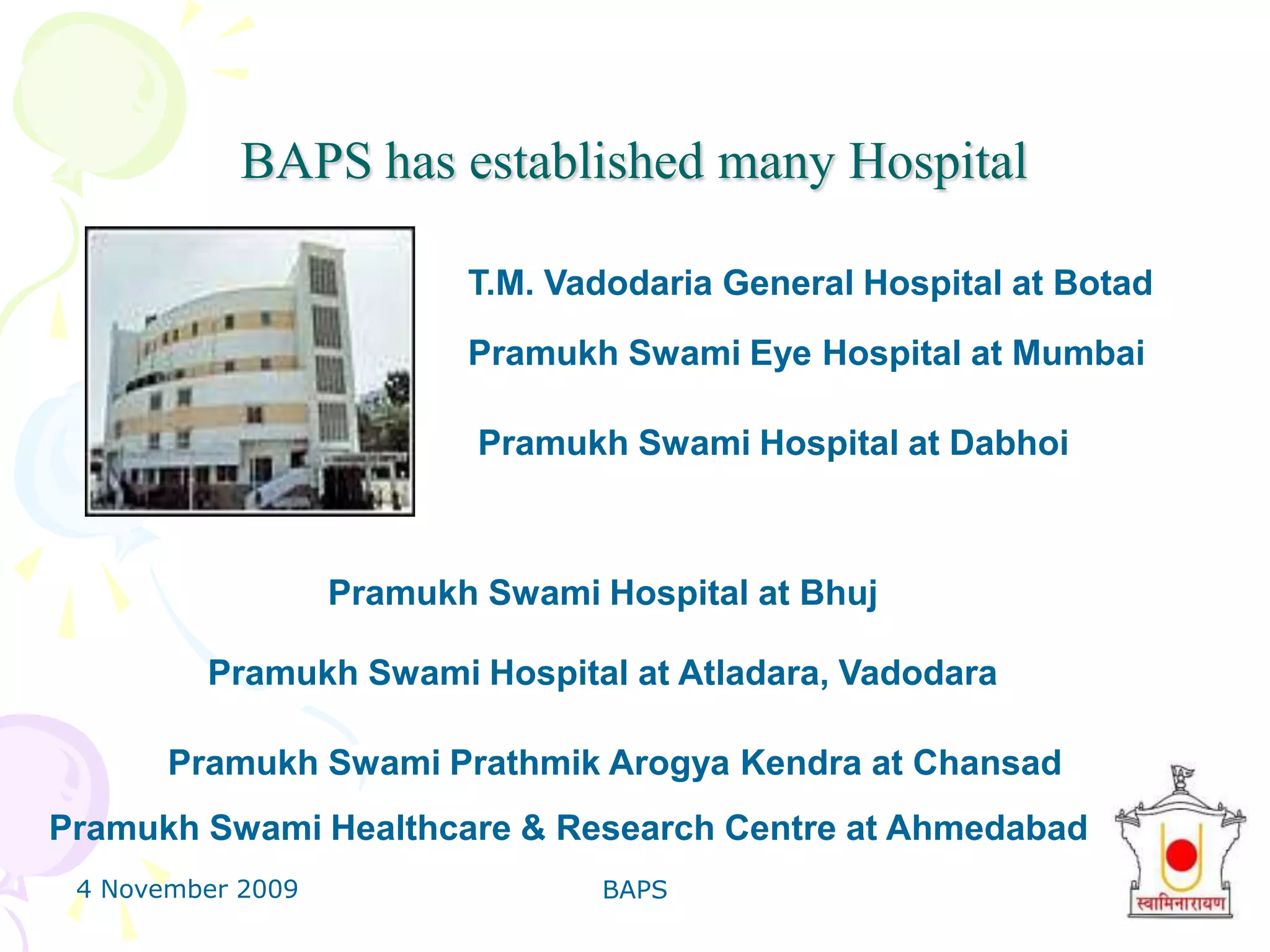  To help people during natural calamities