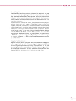 Targetlink Presentation | PDF