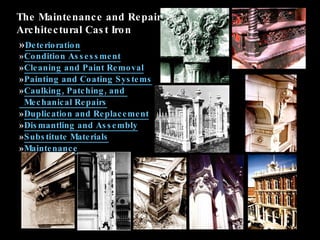 Conservation of Heritage Buildings | PPT