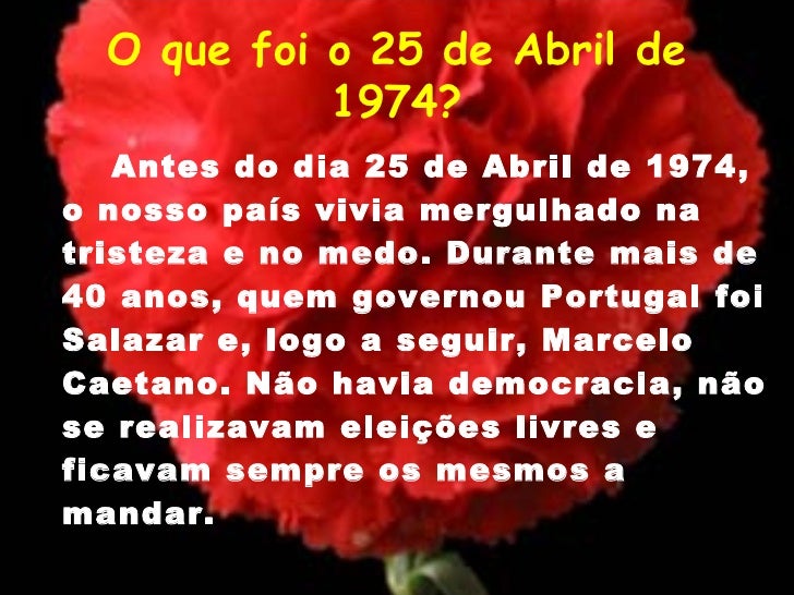 25 de Abril de 1974