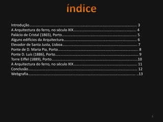 A Arquitectura do Ferro