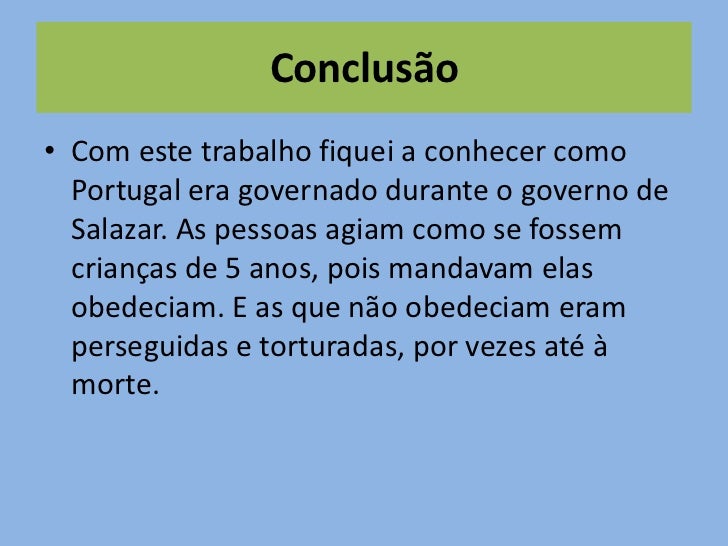 Trabalhos feitos em powerpoint