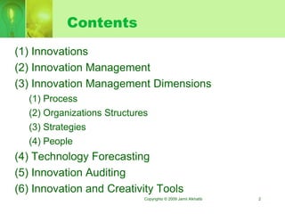 Technology and Innovation Management