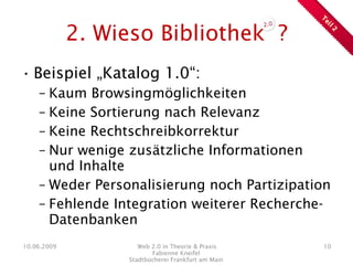 Web 2.0 in Theorie & Praxis
