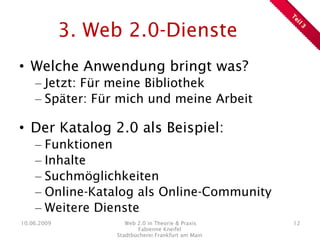 Web 2.0 in Theorie & Praxis