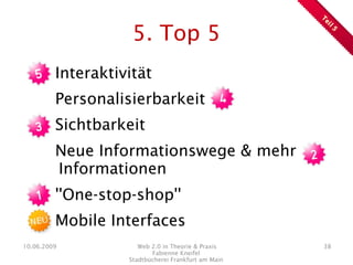 Web 2.0 in Theorie & Praxis