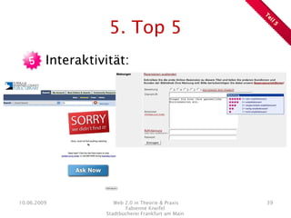 Web 2.0 in Theorie & Praxis