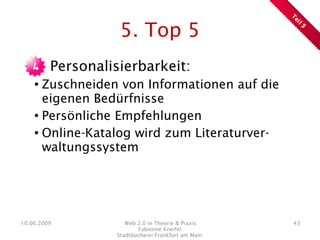 Web 2.0 in Theorie & Praxis