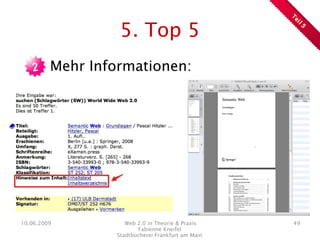 Web 2.0 in Theorie & Praxis