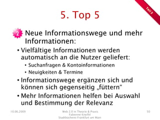 Web 2.0 in Theorie & Praxis