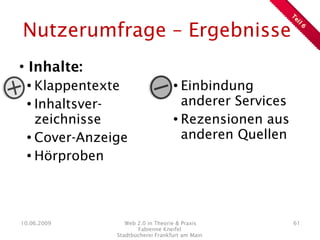 Web 2.0 in Theorie & Praxis
