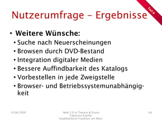 Web 2.0 in Theorie & Praxis
