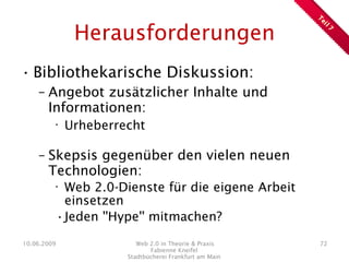 Web 2.0 in Theorie & Praxis