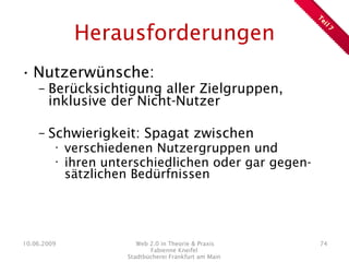 Web 2.0 in Theorie & Praxis