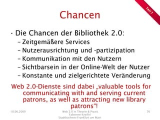 Web 2.0 in Theorie & Praxis