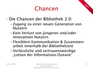 Web 2.0 in Theorie & Praxis