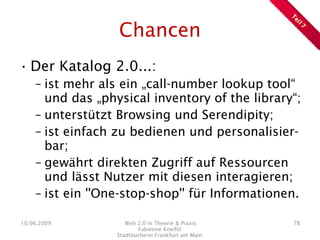 Web 2.0 in Theorie & Praxis
