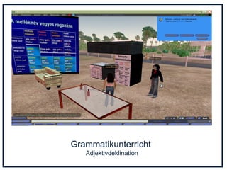 Grammatikunterricht  Adjektivdeklination 