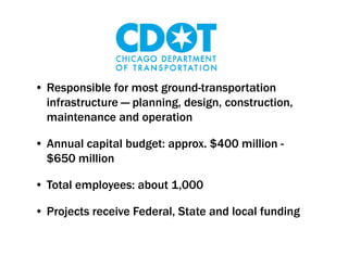 CDOT South Loop Chicago Overview | PDF