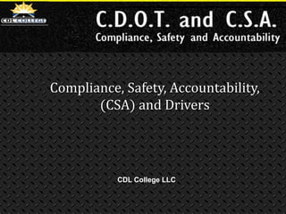 CDL College LLC 
 