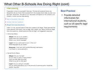 CDO Curriculum CategoryProblem:					Solution(s):No more non-starter links!Eithereliminate this category altogether, move the relevant content to the CDO Careers page, or have the category link directly to the right portion of MBA Focus without forcing students to log in again (which may be difficult given that students use different names and passwords for the two sites)CDO Curriculum category is completely unhelpful. It just refers users to MBA Focus.