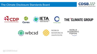 @CDSBGlobal
The Climate Disclosure Standards Board
 
