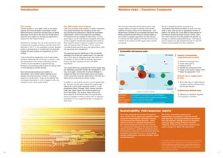 6 7
vulnerable Susceptible to risk due to poor risk mitigation
Inactive Low risk exposure hence suppliers unconcerned
Well-Equipped Aware of risk and steps taken
Sustainable Extensive measures despite low risk exposure
Vulnerable Well-Equipped
Inactive Sustainable
Relative risks – Countries Compared
The company responses to this year’s supply chain
program allows a picture to emerge of the climate
resilience of supply chains at the national level – and
allows those countries to be compared with each other.
Eleven jurisdictions were analyzed, chosen based on
the number of supplier responses, and with the aim
of covering the major global economies and the home
markets of the majority of CDP supply chain member
companies.
We have mapped the eleven countries on a
Sustainability Risk/Response Matrix to show how they
relate to each other across an aggregated number of
metrics. Put simply, the Y-axis offers a measurement of
the inherent climate risk faced by each country, while
the X-axis measures how well suppliers are placed, on
average, to address sustainability issues – CDP data is
used to assess how well prepared they are to meet the
inherent environmental risk in that jurisdiction.
The Y-axis measures the climate risk faced by
each country. This is based upon research carried
out by the United Nations University’s Institute
of Environment and Human Security,1
which
seeks to provide an objective assessment of
the environmental risk faced by each country.
The assessment is based on the extent to which
entities (population, conditions of built-up areas,
infrastructure component, environmental area) are
exposed to the impacts of one or more natural
hazards (earthquakes, cyclones, droughts, floods
and sea level rise)
The X-Axis, meanwhile, measures the
preparedness of suppliers to meet the climate
risks they face. The country positions are derived
from the suppliers’ average scores for emissions
reporting, target setting, emission reduction
initiatives, climate risk procedures, uptake of low-
carbon energy and water risk assessment.2
Sustainability risk/response matrix
1. Sustainability risk/response matrix
Climaterisktosupplychain
Germany
Supplier sustainability responseLow High
LowHigh
France
Canada
China
Brazil
Japan
Spain
India
United Kingdom
United States
Italy
Supplier sustainability
competitiveness (x-axis):
{	Emissions reporting (20%)
{	Target setting (20%)
{	Initiatives (20%)
{	Climate risk procedures (20%)
{	Usage of low-carbon energy (10%)
{	Water risk assesment (10%)
Climate risk to supply chain
(y-axis):
{	World Risk Report, United Nations
University-Institute of Environment
and Human Security
Collaboration (bubble size):
{	Initiatives on members’ requests
{	Proposals for members
1. United Nations University-Institute for Environment and Human Security,
World Risk Report 2014. See www.ehs.unu.edu/file/get/11895.pdf
2. The CDP supply chain questionnaire asks respondents to assess the
climate risks to which they feel they are exposed. However, because
these questions are based on risk perception, they do not provide an
objective climate risk ranking.
Introduction
The context
Climate change is, once again, rising up the global
agenda. Not since the failed Copenhagen climate
talks at the end of 2009 has the issue been so widely
discussed. At the end of this year, the climate talks in
Paris are set to deliver an international agreement to
replace the 1997 Kyoto Protocol.
Momentum is building. The US, China and the EU have
proposed the domestic emissions reduction plans that
they plan to ‘bid in’ to the negotiation process. Analysts
expect a growing flurry of commitments, backed with
tougher domestic policies and regulations, as 2015
unfolds.
These international negotiations and the associated
domestic policies are not occurring in a vacuum. They
are taking place in the context of growing scientific
certainty around the effects of greenhouse gas
emissions, and growing public support for taking action
to avoid dangerous climate change.
More extreme temperatures and patterns of
precipitation. New climate-related regulations and
policies. Growing consumer concerns. Changing
patterns of consumption. These are the realities that
businesses must factor in, both in regard to their own
operations, and in their supply chains.
The CDP supply chain program
CDP runs its supply chain program to better understand
how global businesses are managing climate risks
and how they are positioned to exploit the associated
opportunities – and to encourage both purchasing
companies and their suppliers to take action. For this
year’s report, the 66 multinational companies that make
up the program’s membership requested that 6,503 of
their suppliers answer a series of questions on climate
risks and opportunities. Of these, 1,313 in sectors
considered water-exposed were also asked about water
risk exposures and management.
The response was the highest yet: 3,396 companies
answered the climate risk questionnaire. The response
rate of 52% was up marginally on last year, when 51%
of suppliers, a total of 2,868 companies, responded.
Among the water-exposed sub-set, 50% (666)
responded.
The questionnaire has generated the world’s largest data
set addressing corporate climate risk management. CDP
has, once again, worked with Accenture Strategy to
analyze this data, and draw insights about how supply
chains around the world are responding to the risks and
opportunities presented by climate change.
In addition to the analysis carried out on the global data
set, this year we have also analyzed the supply chain
data at the country level, examining trends in 11 key
jurisdictions: Brazil, Canada, China, France, Germany,
India, Italy, Japan, Spain, the United Kingdom and
the United States. This analysis offers a first-of-its-
kind snapshot of the climate risks and opportunities
faced by suppliers in these countries, and an objective
assessment of how prepared they are to manage and
seize them.
 