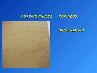 COATING FFAAUULLTTSS RROOPPIINNEESSSS 
BBRRUUSSHHMMAARRKKSS 
 