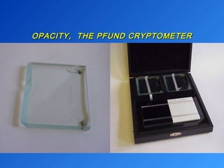 OPACITY, THE PPFFUUNNDD CCRRYYPPTTOOMMEETTEERR 
 