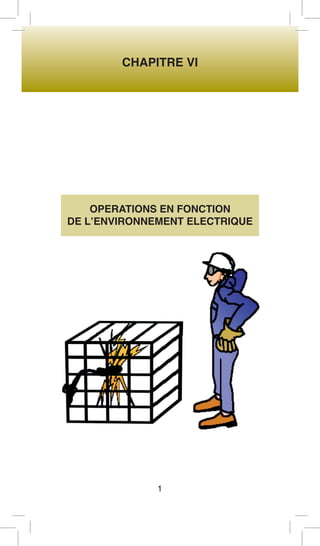 CHAPITRE VI 
1 
OPERATIONS EN FONCTION 
DE L’ENVIRONNEMENT ELECTRIQUE 
 