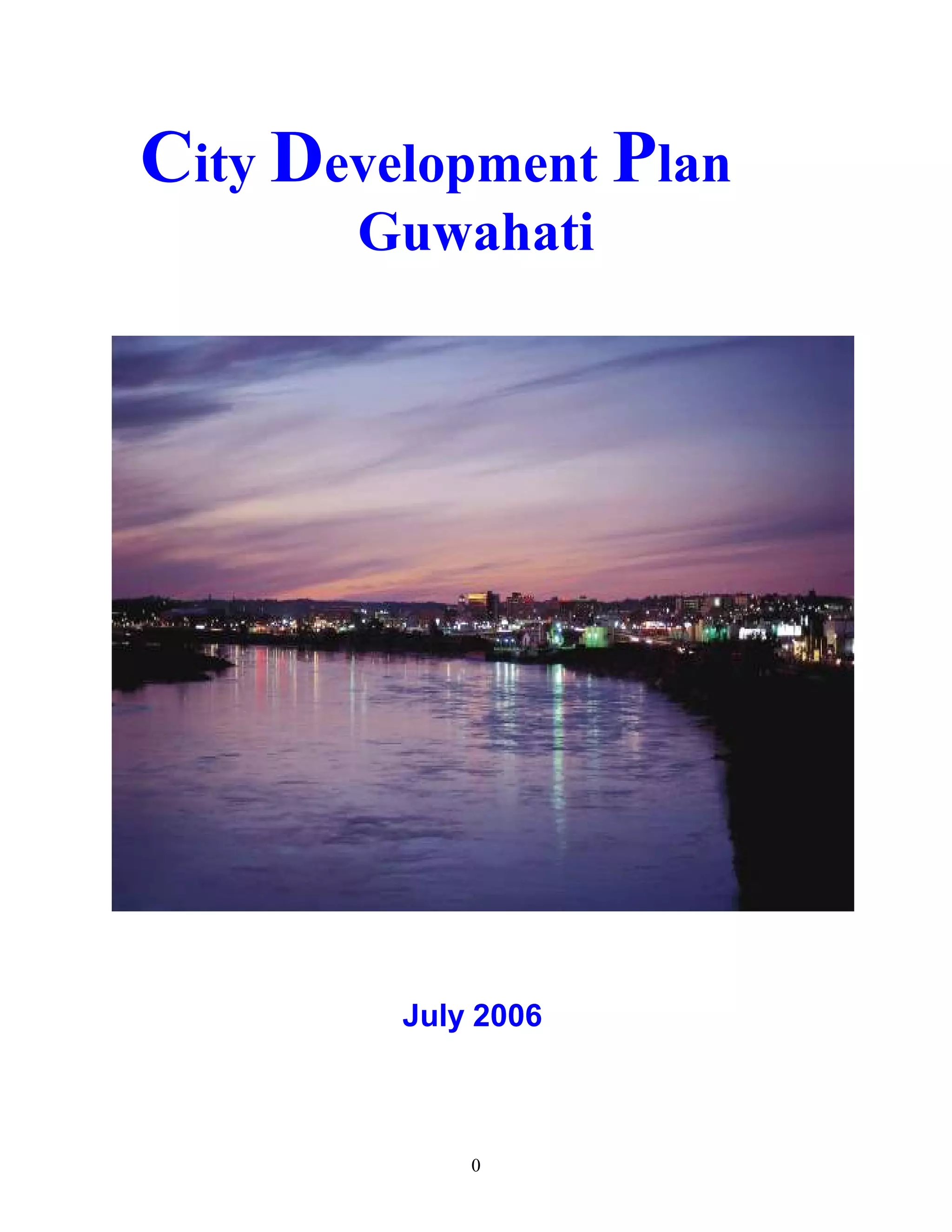 City development plan guwahati | PDF