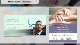 Mental Health and Wellness
Sourced from: https://letstalk.bell.ca/en/
 